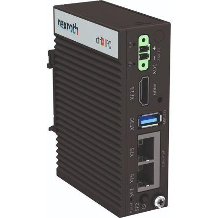 Bosch Rexroth Průmyslový počítač, řada: ctrlX IPC – PR21 Intel Atom 1.4 GHz Linux Ubuntu Core 16 IP20 4Gb DDR3 20 W 1