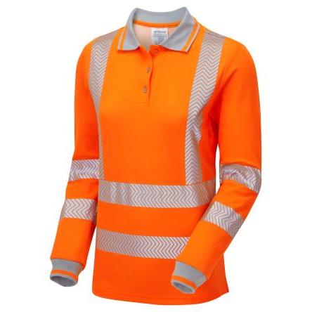 PULSAR LFE954 Oranžová Ženy Reflexní tričko s límečkem 12 in
