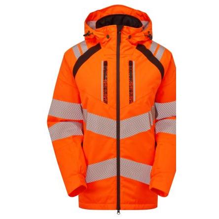 PULSAR LFE919 Oranžová Muži Bunda Parka s vysokou viditelností XL