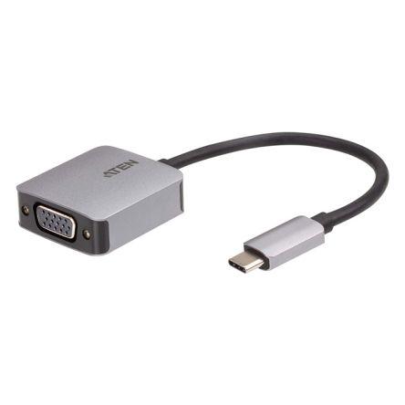 Aten Adaptér, USB 3.2 typ C, počet zobrazení: 1, 1920 x 1200 pixel, video připojení: USB C, standard: USB 3.2