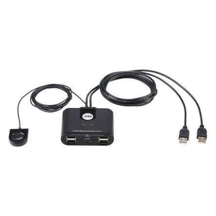 Aten Dokovací stanice, počet portů USB: 2, video připojení: USB, standard: USB 2.0, typ sběrnice: USB 2.0