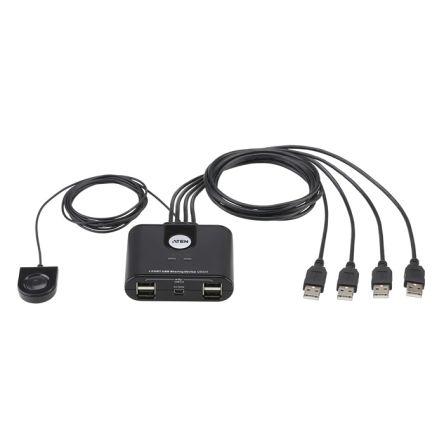 Aten Dokovací stanice, počet portů USB: 4, video připojení: USB, standard: USB 2.0, typ sběrnice: USB 2.0