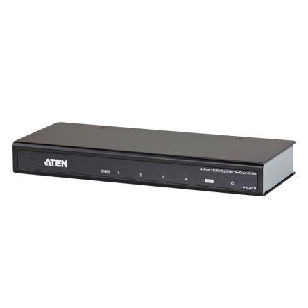 Rozbočovač HDMI, HDMI typu A samice (černá) 5portový, video připojení: HDMI 4096 x 2160 pixel 1, Oddělovač 4 Aten