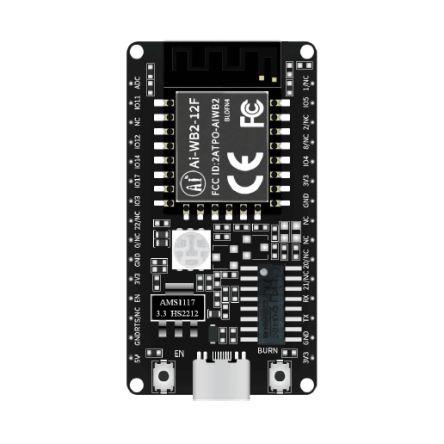 Vývojová deska pro 32bitová karta CPU BL602 Bluetooth, Wi-Fi Vývojová deska RF Solutions, klasifikace: Vývojový modul,