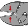 Knipex TwinForce 73 71 180 dílnu silové boční štípací kleště s fazetou 180 mm