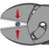 Knipex TwinForce 73 71 180 dílnu silové boční štípací kleště s fazetou 180 mm