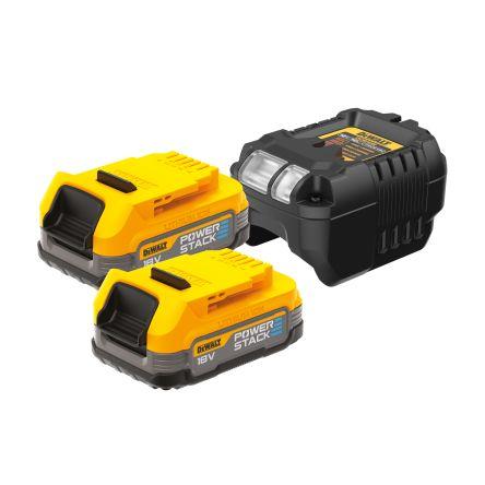 Baterie a nabíječka DCB1102E2-QW, 1.7 Ah 18V, pro použití s: DEWALT XR DeWALT