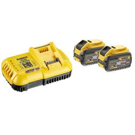 Baterie a nabíječka DCB118X2-QW, 9 Ah 18V, pro použití s: DEWALT XR DeWALT