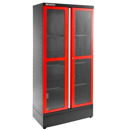 Skříňka 0zásuvková Ne, Kov s epoxidovým povlakem, výška: 2.06 m x 506mm, délka: 1 m Facom