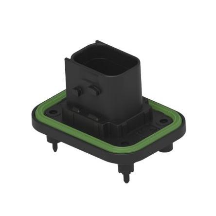 TE Connectivity Konektor PCB, řada: 1-23781, Vodič-deska, počet kontaktů: 7, počet řad: 2, rozteč: 6 mm, orientace těla: