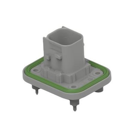 TE Connectivity Konektor PCB, řada: 2-23774, Vodič-deska, počet kontaktů: 6, počet řad: 2, rozteč: 6 mm, orientace těla: