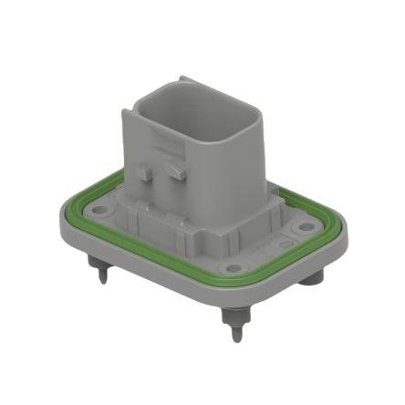 TE Connectivity Konektor PCB, řada: 2-23781, Vodič-deska, počet kontaktů: 7, počet řad: 2, rozteč: 6 mm, orientace těla: