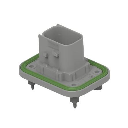 TE Connectivity Konektor PCB, řada: 2-23781, Vodič-deska, počet kontaktů: 8, počet řad: 2, rozteč: 6 mm, orientace těla: