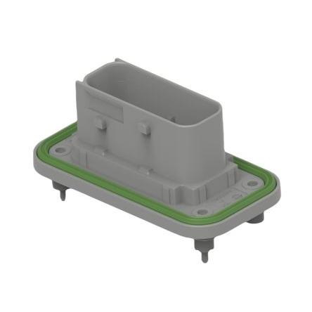 TE Connectivity Konektor PCB, řada: 2-23781, Vodič-deska, počet kontaktů: 15, počet řad: 2, rozteč: 6 mm, orientace