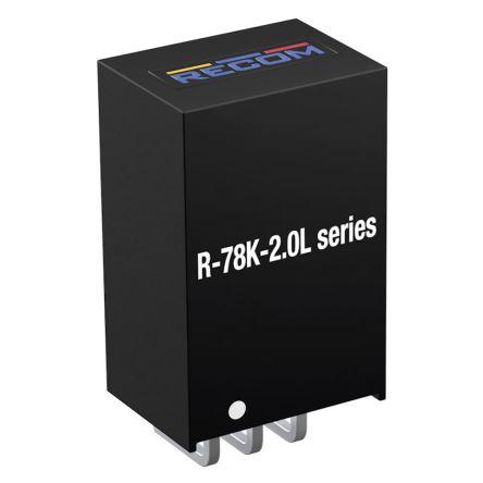 Recom Měnič DC/DC 1kanálový Proud/napětí 2 A 1.5V dc, počet kolíků: 3 kolíkový, SIP-3