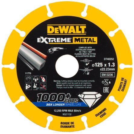 Kotouč pro kotoučovou pilu zrnitost 1 125 mm, tloušťka: 1.3 mm DeWALT 1 V balení