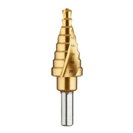 Stupňový vrták, Titan 6 to 20 mm 6 mm 7stupňový 20 mm max. tloušťka vrtáku 3 mm DeWALT