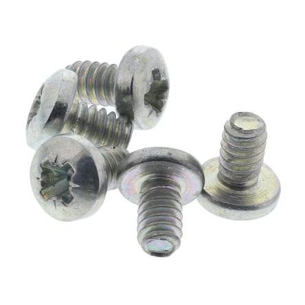 RS PRO Šroub s nízkou půlkulovou hlavou Pozidriv, Lesklý zinek, Ocel hlavice Kónická 4.76 mm