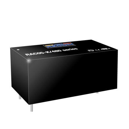 Recom Měnič AC/DC RAC05-15SK/480 330 mA 15 V dc až 15V dc, počet kolíků: 4 kolíkový, 2 x 1 in
