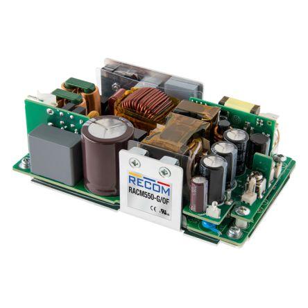 Recom Měnič AC/DC RACM550-56SG/OF 54 V až 56V dc, Otevřený rám (5 x 3 palce)