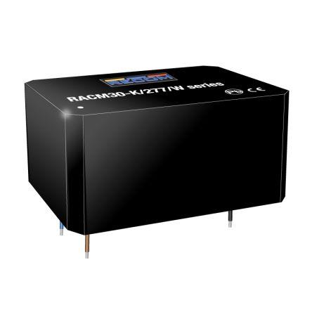 Recom Měnič AC/DC RACM30-05SK/277/W 6 A 5 V dc až 5V dc, Zalitý