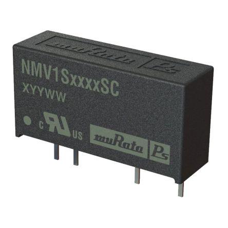 Murata Power Solutions Měnič DC/DC NMV1, výstup: 5V dc, Vin 5V dc 200 mA, Vin 5V dc 1 W -40 °C 115 °C Průchozí otvor