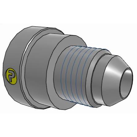 Hydraulická armatura Vnitřní, Vnější 10-5TRTXS Parker 0.88 in