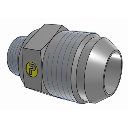 Hydraulická armatura Vnější 12M18F82EDMXS Parker Metrické 22 mm