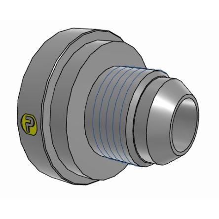 Hydraulická armatura Vnější 20-10TRTXS Parker 37 ° 1.63 in