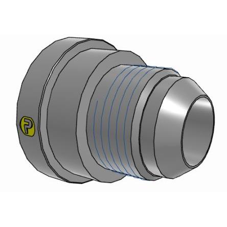 Hydraulická armatura Vnější 20-12TRTXS Parker 37 ° 1.63 in