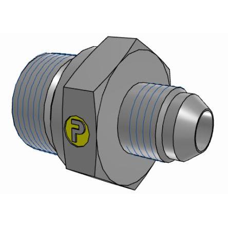 Hydraulická armatura Vnější 6M22F82EDMXS Parker 37 ° 22 mm