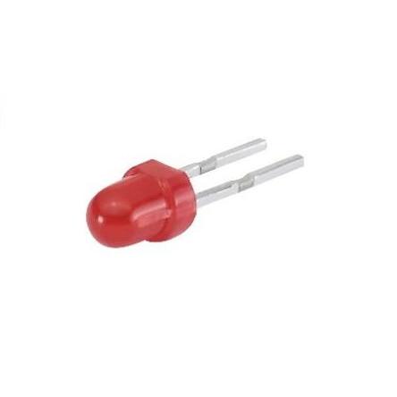 LED, řada: 10-2601 2 kolíkový Průchozí otvor barva Červená 635nm 2 V 10-2601.3172K EAO THT LED