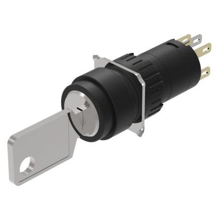 EAO Spínač s klíčem IP65 1 NO/1 NC 5A 2 pozic 55 °C -25 °C