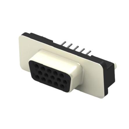 TE Connectivity Konektor D-Sub, řada: 2317171, počet kontaktů: 15, orientace těla: Rovný 2.29 mm, Průchozí otvor