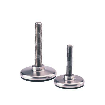 A315/004 Nu-Tech Engineering M12 80 mm Nerezová ocel Nastavitelná noha 1500 kg 0 °