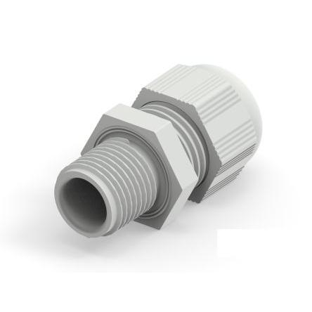 Kabelová průchodka, řada: 1SNG Světle šedá Polyamid 6, IP66, IP68 M16 Entrelec 4 mm až 8 mm