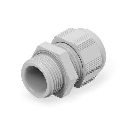 Kabelová průchodka, řada: 1SNG Světle šedá Polyamid 6, IP68, IP66 M20 Entrelec 6 mm až 12 mm