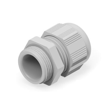 Kabelová průchodka, řada: 1SNG Světle šedá Polyamid 6, IP66, IP68 M25 Entrelec 11 mm až 17 mm