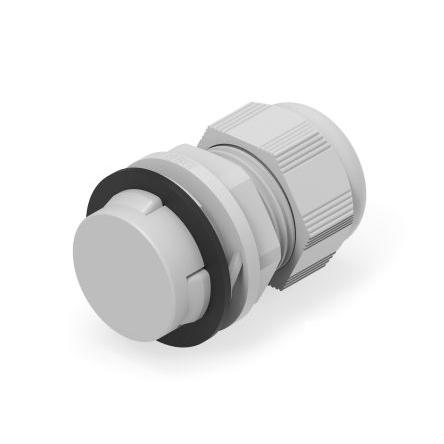 Kabelová průchodka, řada: 1SNG Světle šedá Polyamid 6, IP66, IP68 PG13.5 Entrelec 11 mm až 21 mm