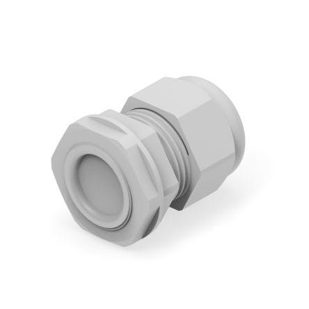 Kabelová průchodka, řada: 1SNG Světle šedá Polyamid 6, IP68, IP66 M25 Entrelec 11 mm až 17 mm