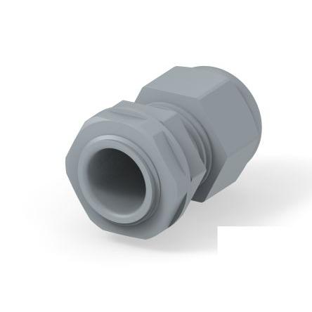 Kabelová průchodka, řada: 1SNG Šedá Polyamid 6, IP68, IP66 PG11 Entrelec 5 mm až 10 mm