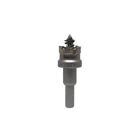 Děrovka, Nerezová ocel, Neželezný kov, Litina, Laminát, Plech, Nerezová ocel 25 mm hloubka řezu 16 mm Starrett