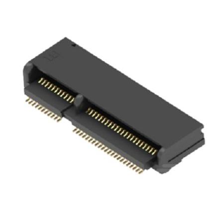 TE Connectivity Hranový konektor, řada: 2199119, rozteč: 0.5 mm, počet kontaktů: 67, počet řad: 2, orientace těla: Pravý