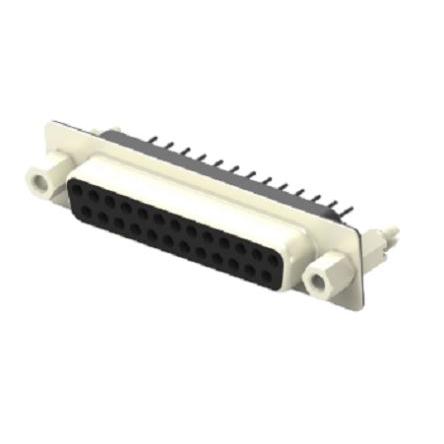 TE Connectivity Konektor D-Sub, řada: 2301841, počet kontaktů: 25, orientace těla: Svislé 2.77 mm, Deska, D-SUB, 3,