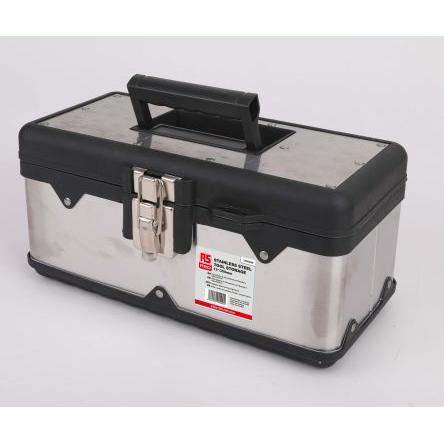 Box na nářadí barva Černá, Polypropylen, Nerezová ocel Box na nářadí RS PRO, výška: 165 mm, délka: 350 mm 190mm