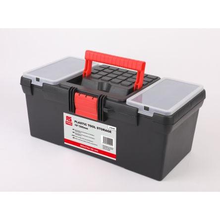 Box na nářadí barva Červená, Černá, Polypropylen Box na nářadí RS PRO, výška: 165 mm, délka: 395 mm 215mm