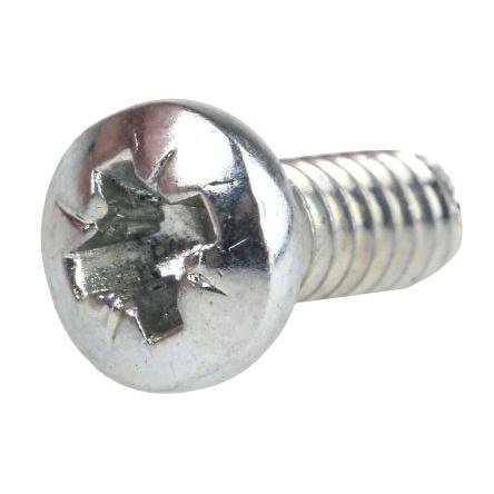 RS PRO Šroub s nízkou půlkulovou hlavou Pozidriv, Pasivovaný pozinkovaný, Ocel hlavice Kónická 9.52 mm