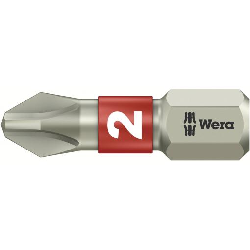 Wera 3851/1 TS PH 2 X 25 MM 05 071011 001 křížový bit PH 2 nerezová ocel D 6.3 1 ks