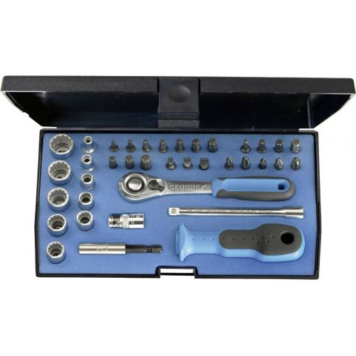 Gedore D 20 KAU-20 vložka pro nástrčný klíč, palcový , 1/4 (6,3 mm), 37dílná, 2010348