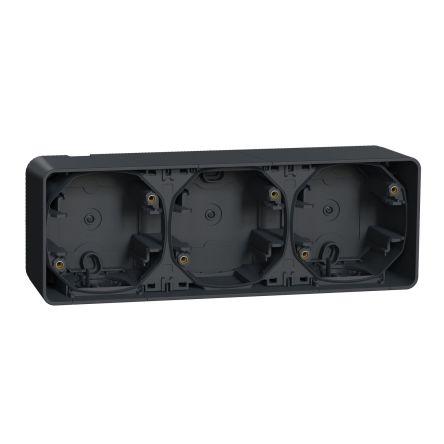 Rozvodná skříň Mureva Styl 3 54 mm Polypropylen Šedá 76mm Schneider Electric IP55 Povrchová montáž 54 mm